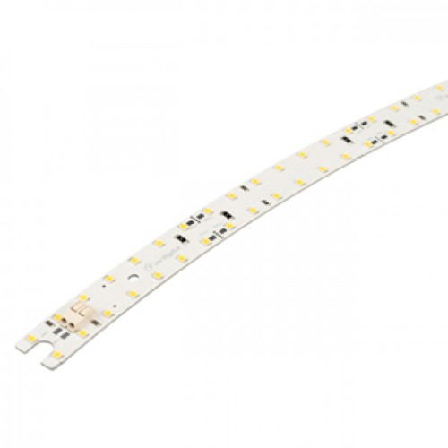 Линейка SL-ARC-D1000-A45-7.5W 24V Warm3000 (дуга 1 из 8) (Arlight, Открытый) Светодиодная линейка на светодиодах smd 2835 для профиля SL-ARC-5060-D1000-A45, 56 диодов на линейку. Цвет ТЕПЛЫЙ 3000К. Световой поток 820 лм. Питание DC 24V, мощность 7,5 Вт. Размеры 392,5х20х2,2 мм. Максимальная длина последовательного соединения при питании с одной стороны - 7 шт.