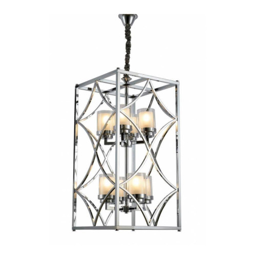 Подвесная люстра Lumina Deco Quadrato LDP 1223-8 CHR 