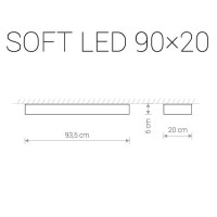  - Потолочный светодиодный светильник Nowodvorski Soft Led 9533