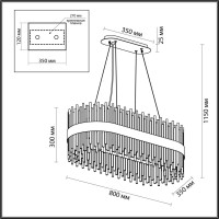  - Подвесная люстра Odeon Light Focco 4722/24