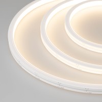  - Лента герметичная MOONLIGHT-SIDE-A140-12x17mm 24V Warm3500 (9.6 W/m, IP67, 5m, wire x2) (Arlight, Вывод боковой, 3 года)
