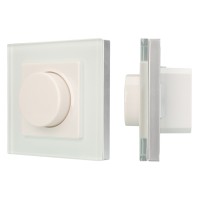  - Панель SMART-P89-DIM-IN White (230V, 1.2A, TRIAC, Rotary, 2.4G) (Arlight, Пластик)