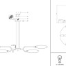 Подвесной светильник Maytoni MOD012CL-12G - Подвесной светильник Maytoni MOD012CL-12G
