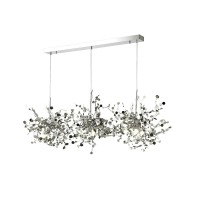  - Подвесная люстра Crystal Lux GARDEN SP3х3 L1200 CHROME