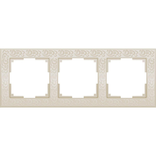 Рамка Werkel Flock на 3 поста слоновая кость WL05-Frame-03-ivory 4690389046926 