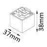 Адаптер для однофазного шинопровода Crystal Lux CLT 0.212 03 WH - Адаптер для однофазного шинопровода Crystal Lux CLT 0.212 03 WH