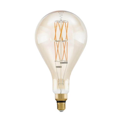 Лампа светодиодная филаментная диммируемая Eglo E27 8W 2100К янтарь 11686 