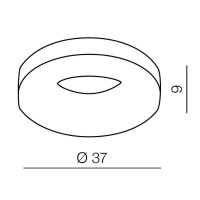  - Накладной светильник Azzardo Ring B AZ0336