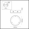 Основание для светильника Odeon Light Vekia 5015/3R - Основание для светильника Odeon Light Vekia 5015/3R