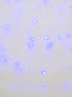  - Уличная светодиодная гирлянда Uniel занавес 220V синий ULD-C3020-240/STK Blue IP44 UL-00007211