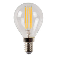  - Лампа светодиодная диммируемая Lucide E14 4W 2700K прозрачная 49022/04/60