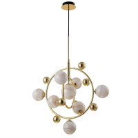  - Подвесная люстра Crystal Lux Salvadore SP8V Gold