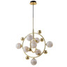 Подвесная люстра Crystal Lux Salvadore SP8V Gold - Подвесная люстра Crystal Lux Salvadore SP8V Gold