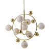 Подвесная люстра Crystal Lux Salvadore SP8V Gold - Подвесная люстра Crystal Lux Salvadore SP8V Gold
