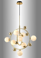  - Подвесная люстра Crystal Lux Salvadore SP8V Gold