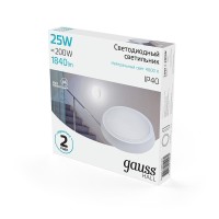  - Настенно-потолочный светодиодный светильник Gauss Hall 193411225