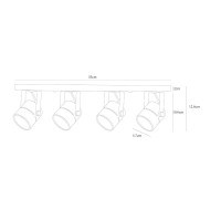  - Потолочный светильник Arte Lamp A1311PL-4WH