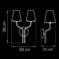  - Бра Lightstar Diafano 758624