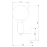 Бра Eurosvet Bubble 50251/1 золото - Бра Eurosvet Bubble 50251/1 золото