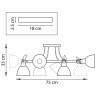 Потолочная люстра Lightstar Acrobata 761060 - Потолочная люстра Lightstar Acrobata 761060