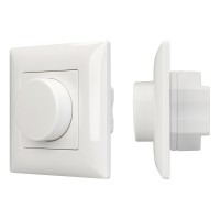  - Панель SMART-P15-DIM-IN White (230V, 1A, TRIAC, Rotary, 2.4G) (Arlight, IP20 Пластик, 5 лет)