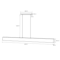 Подвесной светодиодный светильник Mantra Hanok 7545 - Подвесной светодиодный светильник Mantra Hanok 7545