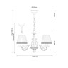 Подвесная люстра Lucia Tucci Oria 144.3 White - Подвесная люстра Lucia Tucci Oria 144.3 White