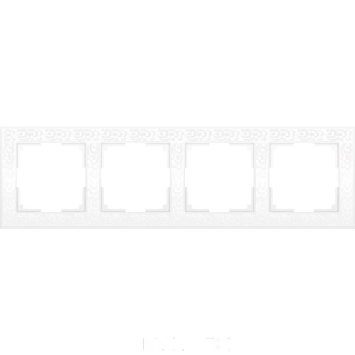 Рамка Werkel Flock на 4 поста белая WL05-Frame-04-white 4690389046735 