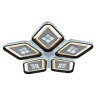 Потолочная светодиодная люстра Profit Light 8054/5 WHT+BLK - Потолочная светодиодная люстра Profit Light 8054/5 WHT+BLK