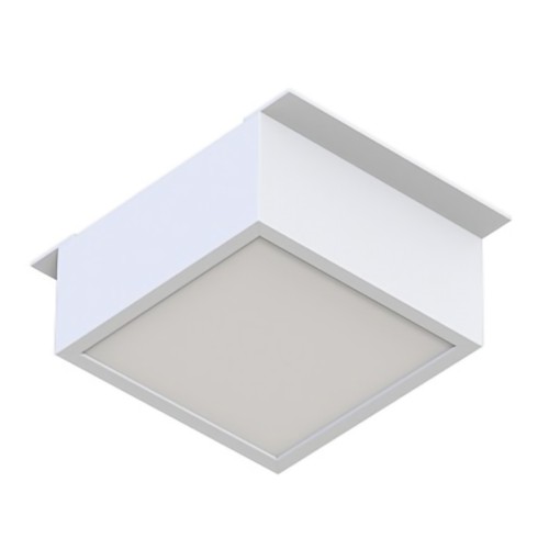 Светильник DL-GRIGLIATO-S90x90-12W Warm3000 (WH, 90 deg, 230) (Arlight, IP40 Металл, 3 года) Встраиваемый светильник даунлайт для установки в потолки Грильято с размером ячейки 100х100 мм и высотой направляющих 30, 40 или 50 мм. Мощность 12 Вт, св. поток 920 лм, 77 лм/Вт, теплый 3000 K, CRI>90, угол 90°, напряжение питания 230 В. Белый квадратный корпус из алюминия, степень защиты IP40. Размер: длина 90 мм, ширина 90 мм, высота 40 мм. Монтаж встраиваемый, установочное отверстие: длина 90 мм, ширина 90 мм. Драйвер 24-42 В, 300 мА, пульсация 
