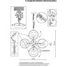 Подвесная люстра Lightstar Alfa 745077 - Подвесная люстра Lightstar Alfa 745077