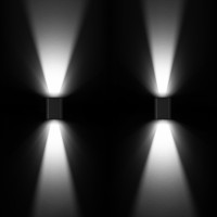  - Светильник LGD-WALL-VARIO-S104x129-2x6W Day4000 (GR, 1-80 deg) (Arlight, IP54 Металл, 3 года)