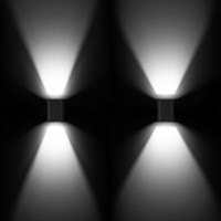  - Светильник LGD-WALL-VARIO-S104x129-2x6W Day4000 (GR, 1-80 deg) (Arlight, IP54 Металл, 3 года)