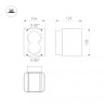 Светильник LGD-WALL-VARIO-S104x129-2x6W Day4000 (GR, 1-80 deg) (Arlight, IP54 Металл, 3 года) - Светильник LGD-WALL-VARIO-S104x129-2x6W Day4000 (GR, 1-80 deg) (Arlight, IP54 Металл, 3 года)