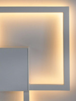  - Настенный светодиодный светильник Elvan GW-46220/2SQ-20W-WW-Wh