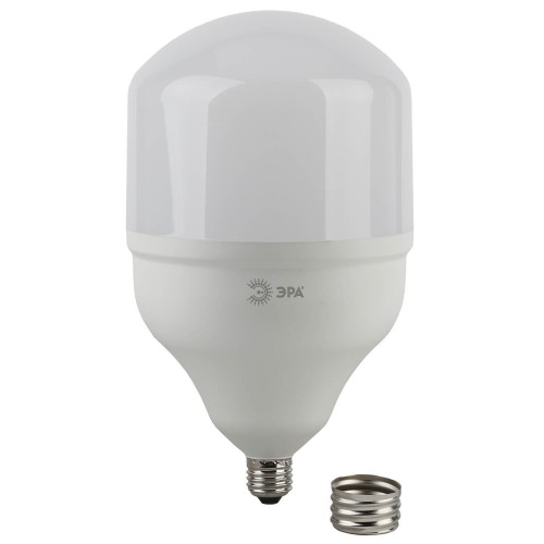 Лампа светодиодная ЭРА E27/E40 65W 6500K матовая LED POWER T160-65W-6500-E27/40 Б0049585 