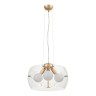 Подвесная люстра Lumina Deco Globo LDP 6018-400 PR+F.GD - Подвесная люстра Lumina Deco Globo LDP 6018-400 PR+F.GD