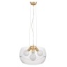 Подвесная люстра Lumina Deco Globo LDP 6018-400 PR+F.GD - Подвесная люстра Lumina Deco Globo LDP 6018-400 PR+F.GD