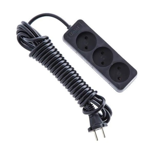 Удлинитель Uniel 3гн х 7м б/з Standard S-CD3-7 Black UL-00003606 