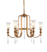  - Подвесная люстра Lumina Deco Rionella LDP 8041-6 S.GD