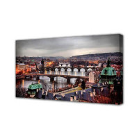  - Холст Пражские мосты Toplight 50х100х2см TL-H3038