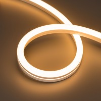  - Лента герметичная MOONLIGHT-SIDE-A140-12x24mm 24V Warm2200 (9.6 W/m, IP68, 5m, wire x2) (Arlight, Вывод прямой, 3 года)