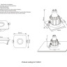 Встраиваемый светильник Crystal Lux CLT 033C1 WH - Встраиваемый светильник Crystal Lux CLT 033C1 WH