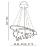 Подвесная люстра Azzardo Wheel 3 AZ1431 - Подвесная люстра Azzardo Wheel 3 AZ1431