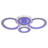  - Потолочная светодиодная люстра Profit Light 8005/2+2 CHR