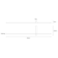  - Настенный светодиодный светильник Lucide Segin 12200/60/30