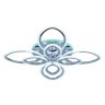 Потолочная светодиодная люстра Profit Light 8055/4+4 CHR - Потолочная светодиодная люстра Profit Light 8055/4+4 CHR