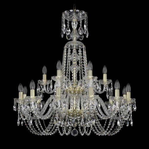 Подвесная люстра Bohemia Ivele 1402/12+6/300/XL-91/2d G 