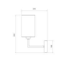  - Бра Eurosvet Soffio 60134/1 никель