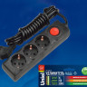 Удлинитель Uniel 2гн х 3м с/з Standard S-GCD3-3B Black UL-00003608 - Удлинитель Uniel 2гн х 3м с/з Standard S-GCD3-3B Black UL-00003608
